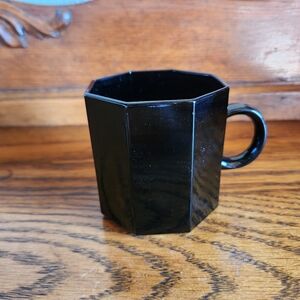 Vintage Arcoroc Black Mug